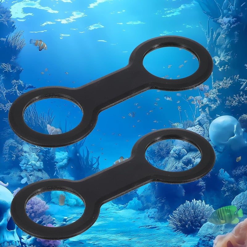 Zelphvt 2 Pcs Snorkel Keeper, Silicone Snorkel Clip for Mask Dive Mask Strap Tube Holder Universal Retainer Attachment Diving Snorkeling Gear Accessories Spare Part - Image 5